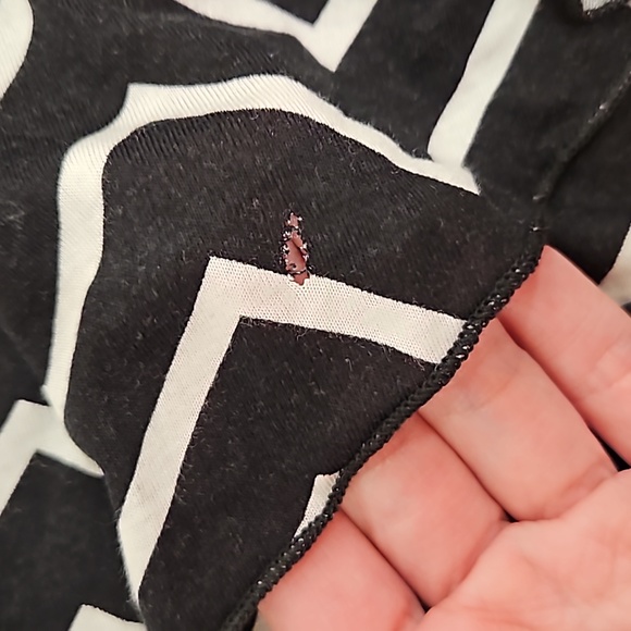 Lily Bleu Beach Chevron High Low Strapless Dress. SMALL - Picture 13 of 15